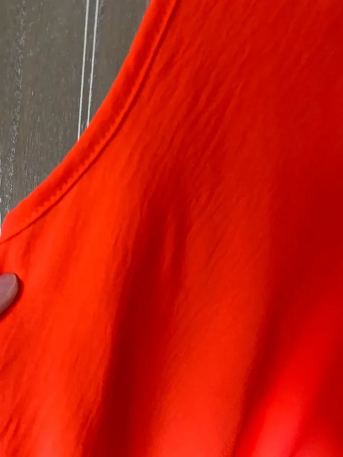 Robe fluide orange - photo numéro 3