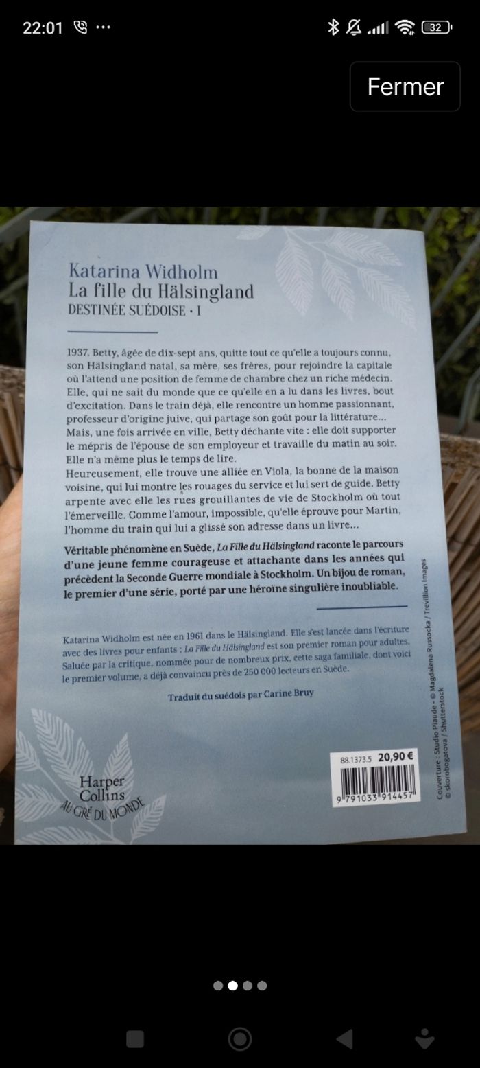 Livre 'a fille du halsingland - photo numéro 2