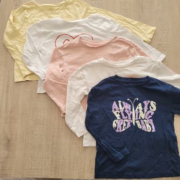 Lot 5 tee-shirt 3/4ans 