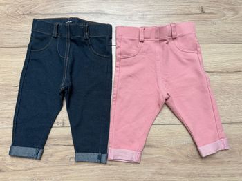 Lot de 2 jeggings 6M