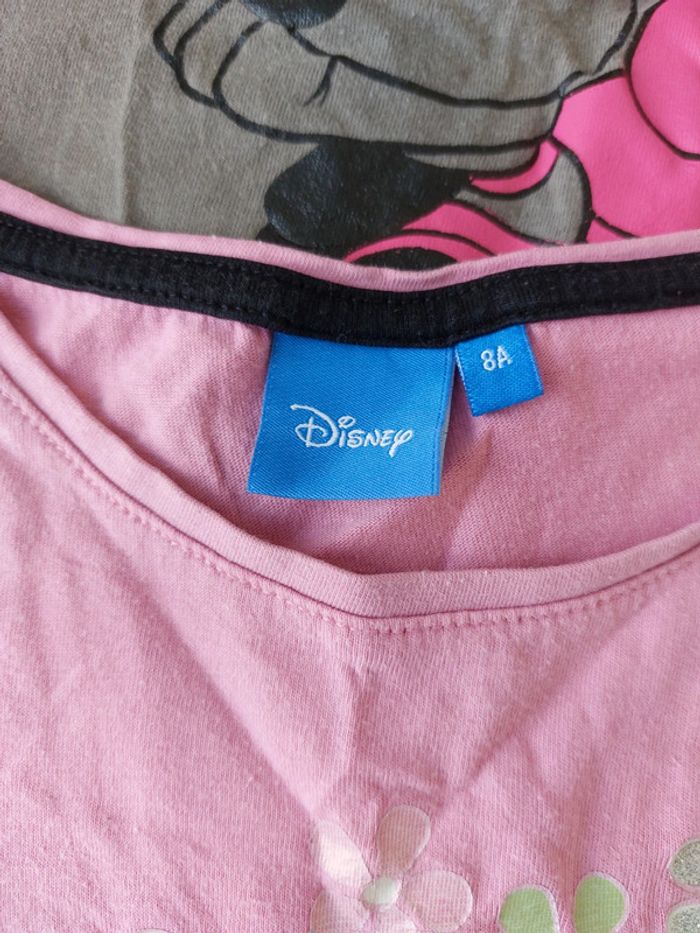 Lot de 3 t-shirts manches courtes 👧 Disney 8ans - photo numéro 8