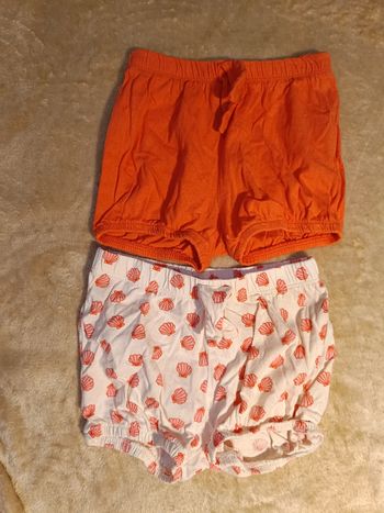 Lot shorts 36 mois