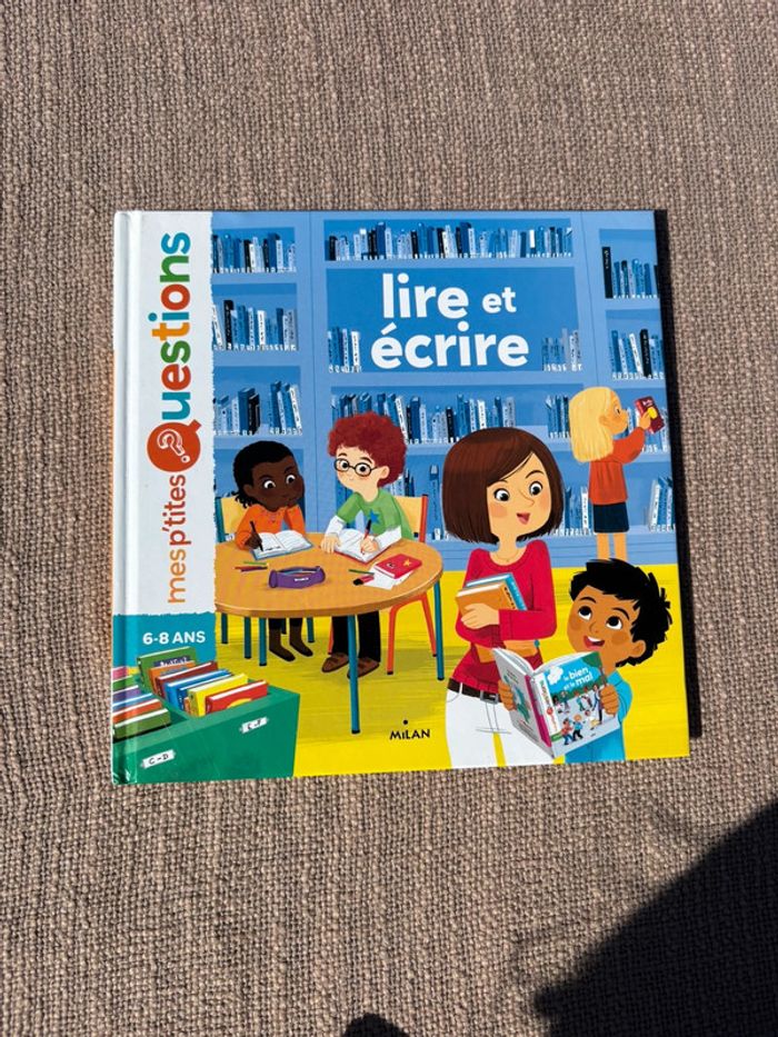 Livre mes ptites questions Lire et écrire