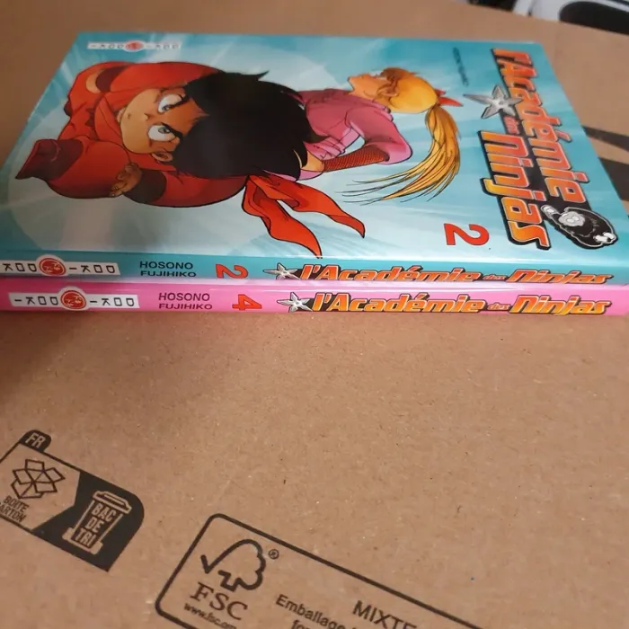 Lot 2 tomes L'académie des Ninjas - photo numéro 7