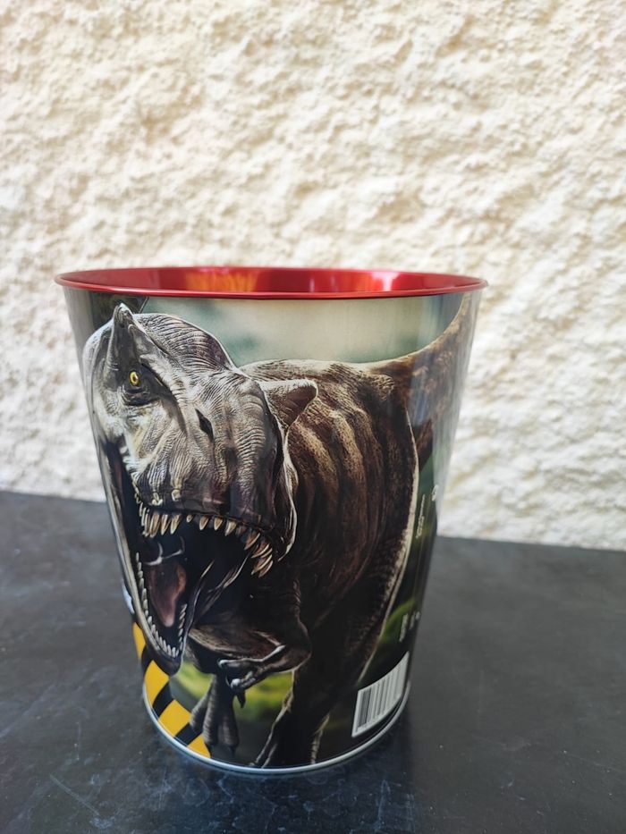 Seau a pop corn en métal Jurassic world rebirth neuf - photo numéro 6
