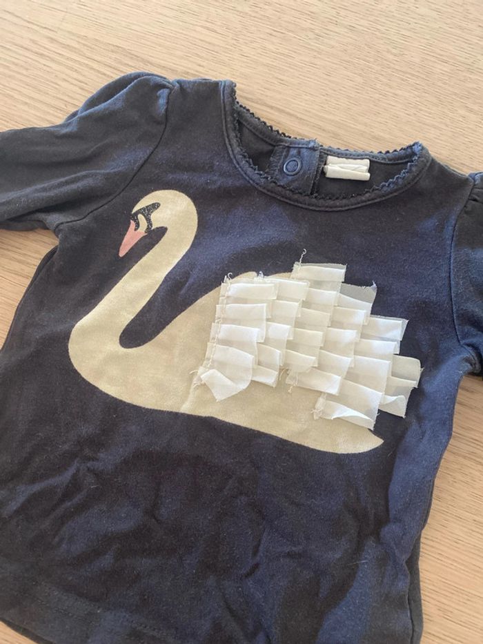 T shirt H&M 62 cm - photo numéro 2