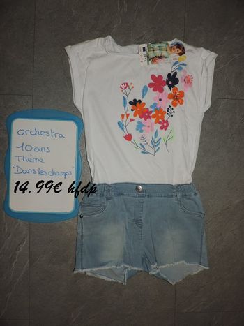 combi short orchestra thème " dans les champs " 10 ans