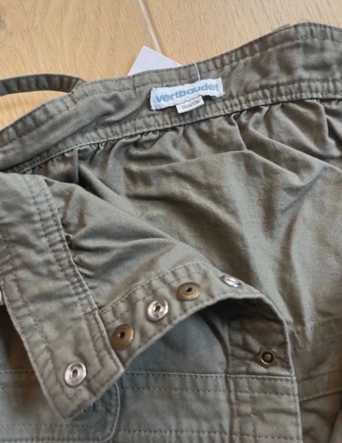 NEUF Combishort kaki - Vertbaudet - 12 mois - photo numéro 5