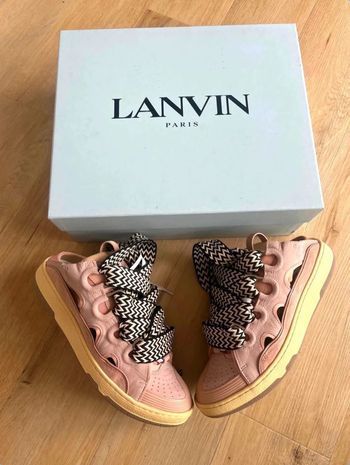 Lanvin Curb Mule Pale Pink 44