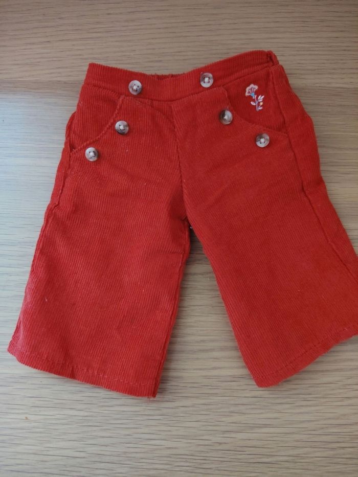 Pantalon poupée sergent major.