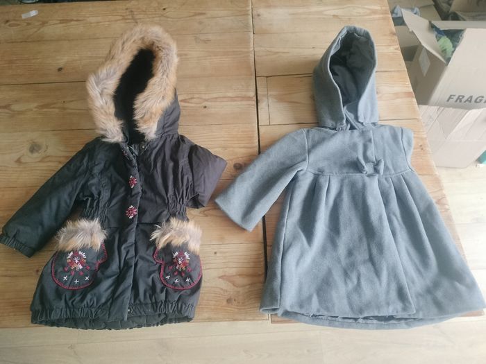 Lot manteaux fille 12 mois