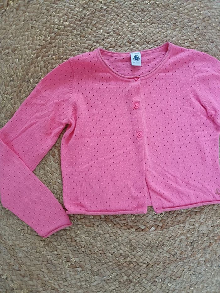 Gilet, veste petit bateau fille 8ans
