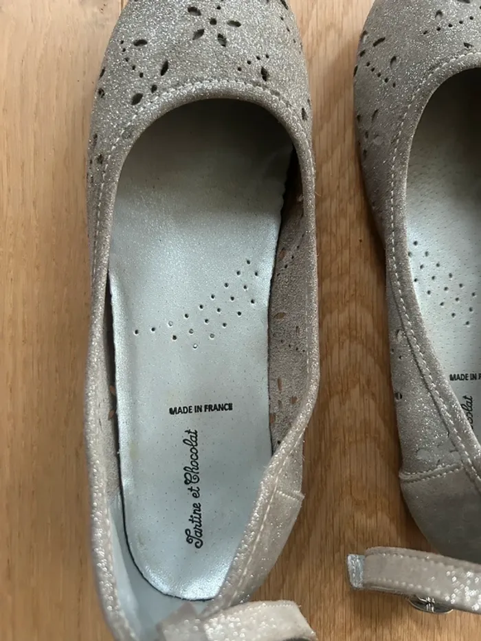 Ballerines en cuir irisé Tartine & Chocolat - photo numéro 3