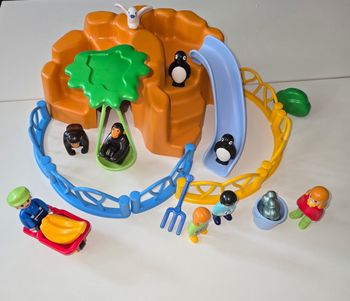 123 playmobil Parc animalier 9377 complet
