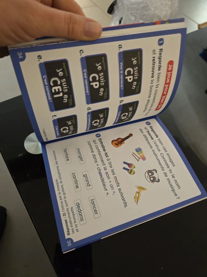 Livre éducatif Je suis en CP : lecture + exercices d'apprentissage - photo numéro 5