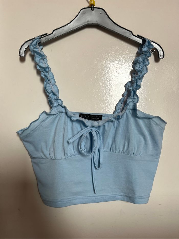 Crop top bleu Xs