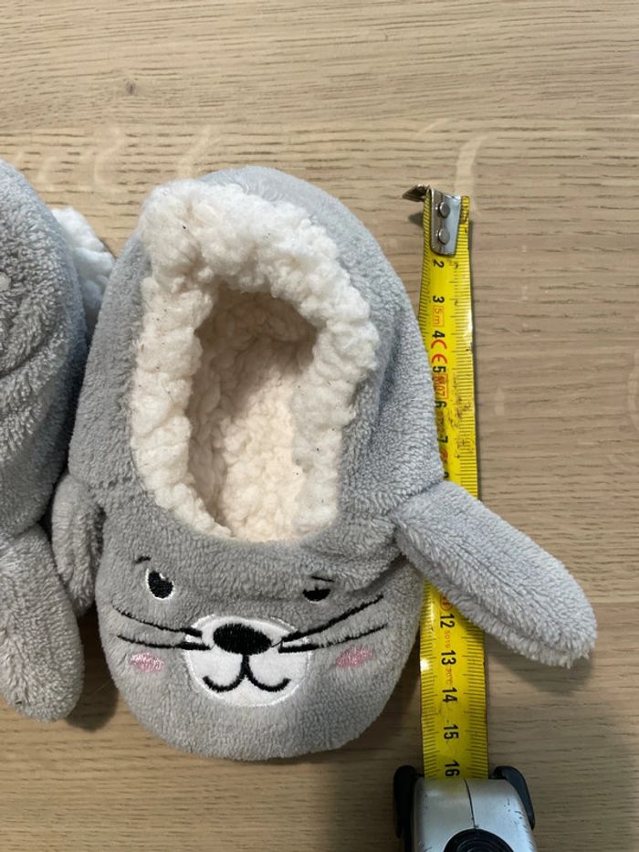 Chaussons souples lapin gris atmosphera 24/25 - photo numéro 4