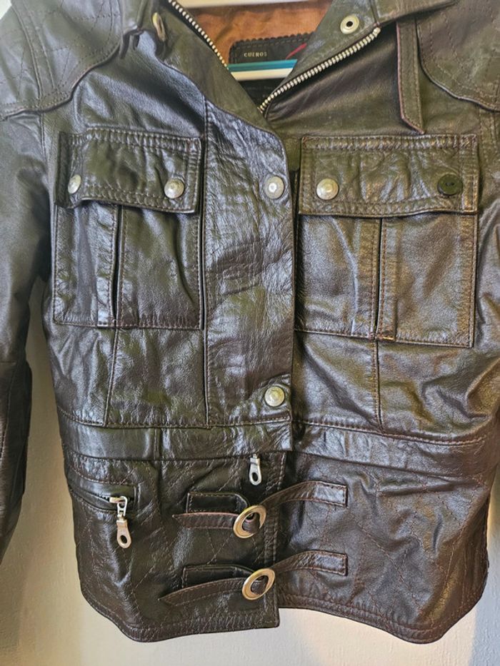 Veste en cuire Cueros Koux - photo numéro 2