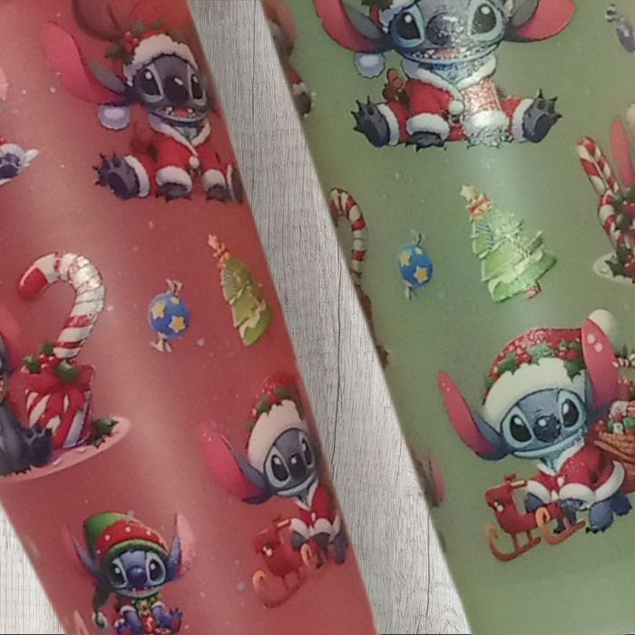 Grand gobelet à paille stitch disney Noël - photo numéro 3