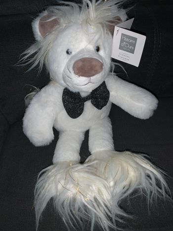 Peluche neuve  lion Histoire d’ours