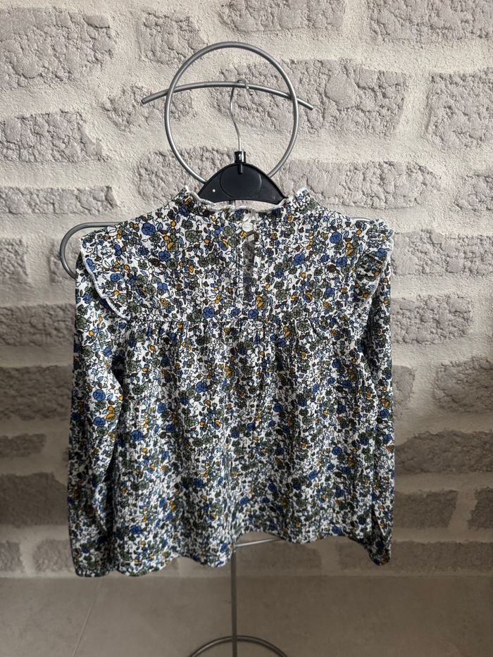 Chemise chemisier blouse fille 8 ans fleuri - photo numéro 2