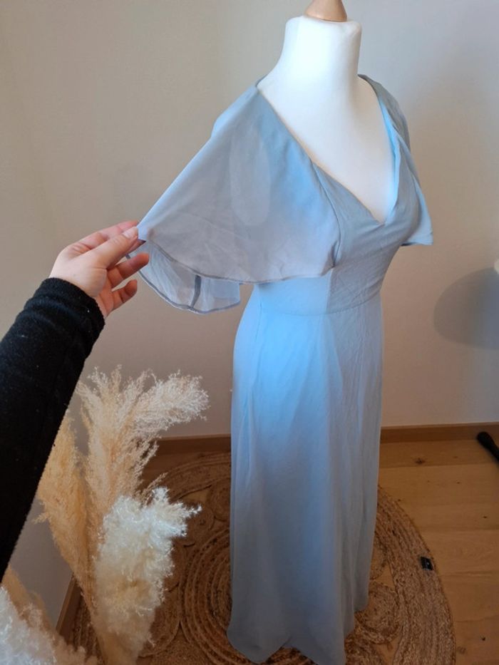 Robe longue bleue claire Shein taille M 38 - photo numéro 4