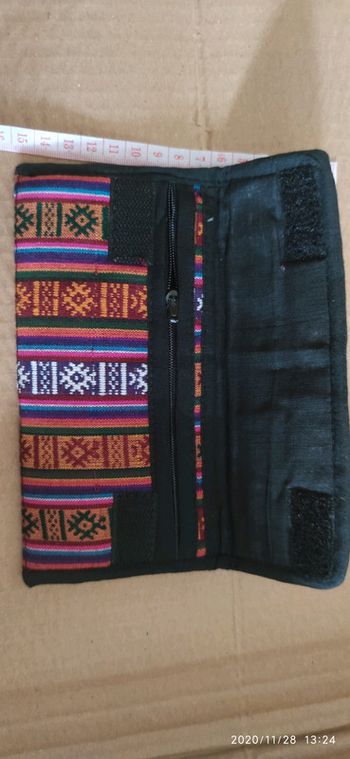Porte feuille tissu
