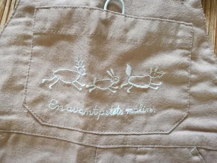 Salopette doublée en coton 12 mois - photo numéro 2