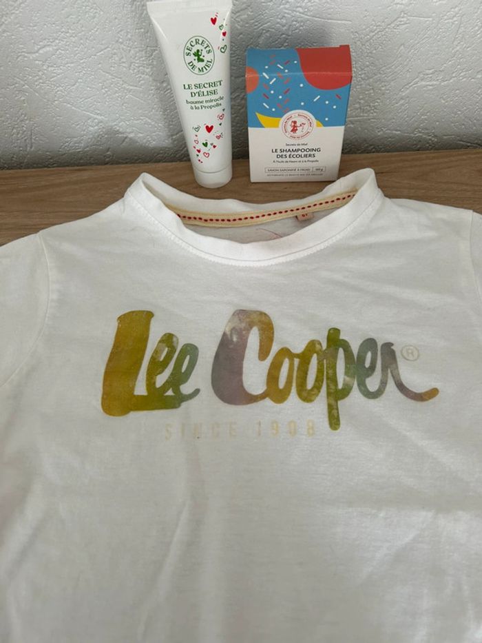🫐 T-shirt blanc Lee Cooper 🫐 - photo numéro 3