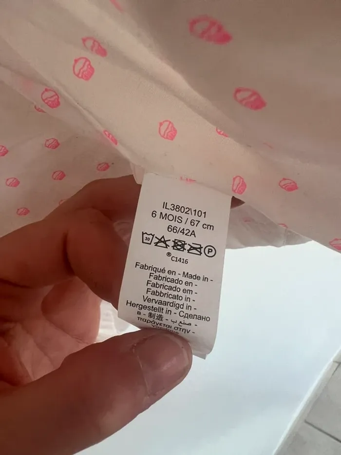 Veste à col zippé mi saison noeud rose orchestra - photo numéro 7