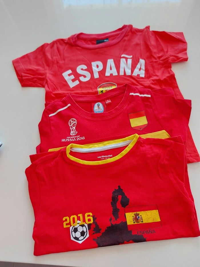 Lot maillots Espagne