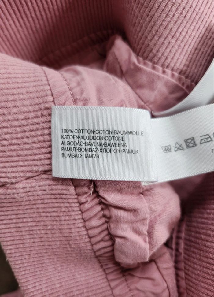 Pantalon treillis rose fille 5 ans - photo numéro 4