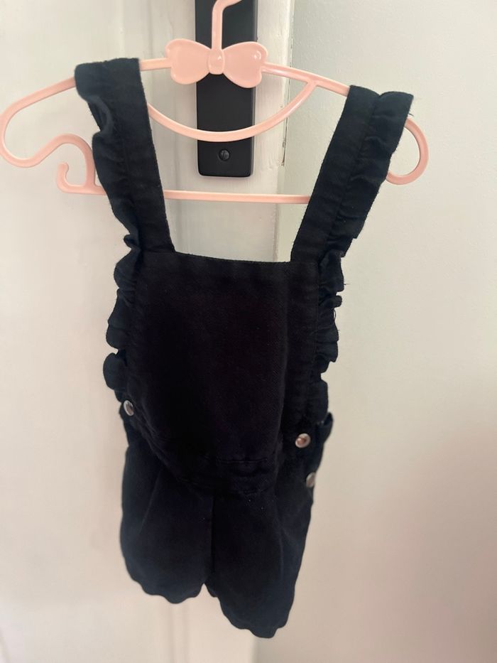 Salopette short noire - photo numéro 3