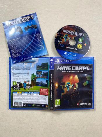 🎮 Minecraft PlayStation 4 Edition – Complet avec notice – Très bon état