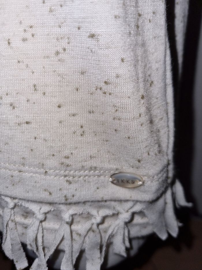 T-shirt court IKKS beige chiné 5 ans - photo numéro 2