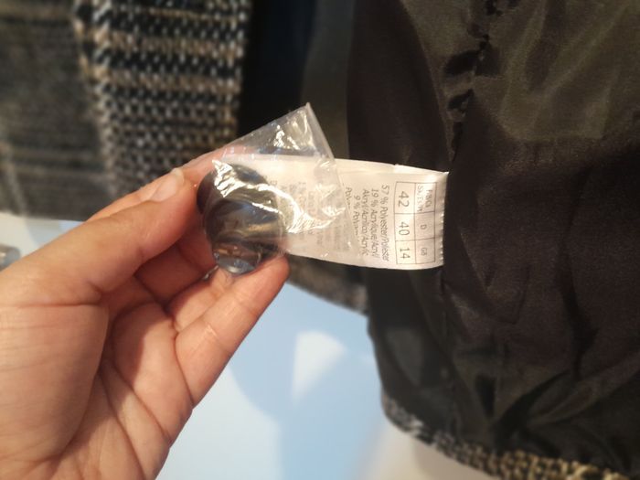 Veste caban neuve XL - photo numéro 2