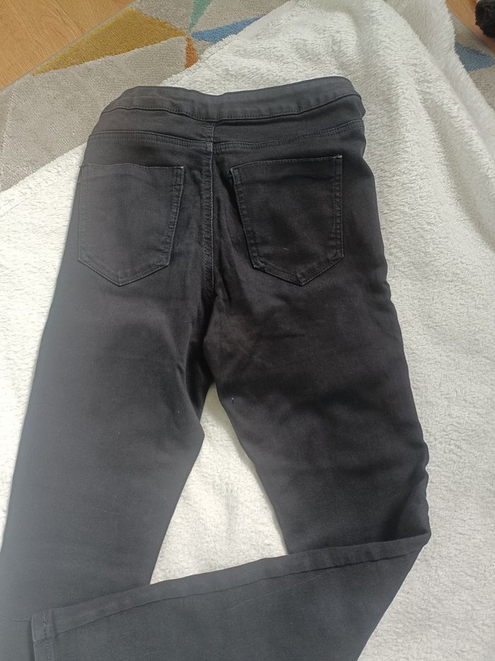 Pantalon slim noir Zara 13/14 ans - photo numéro 4