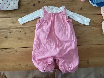 Ensemble jacadi rose 6 mois