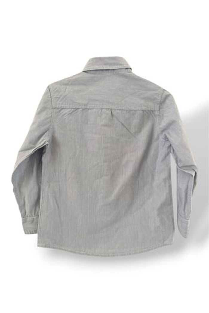 Chemise manches longues rayures garçon / bleue clair / 5ans / 110cm / Kiabi - photo numéro 2