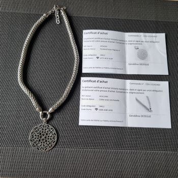 Collier Victoria argenté