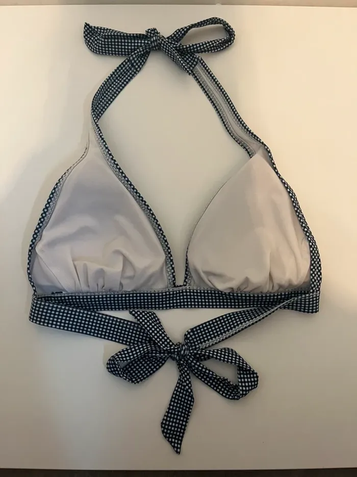 Maillot de bain 2 pièces à carreaux Undiz Taille M - photo numéro 2