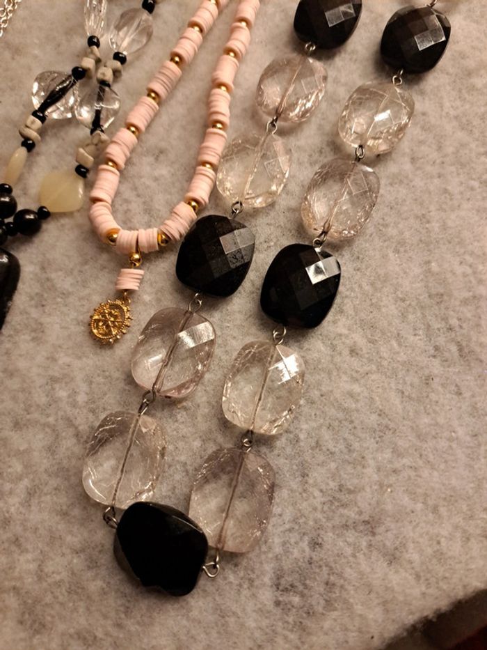 Lot de bijoux multicolore noir blanc - photo numéro 11