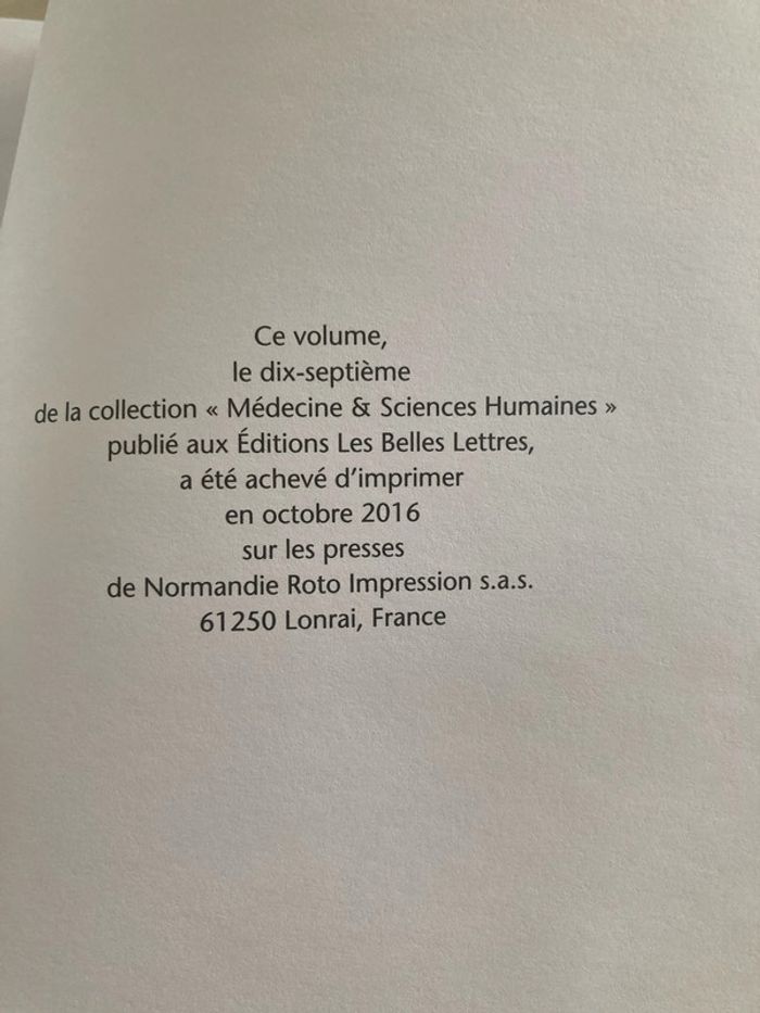 Livre médecine santé et sciences humaines - photo numéro 3