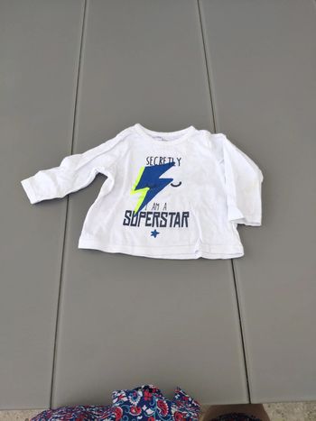 Tee shirt manches longues 12 mois