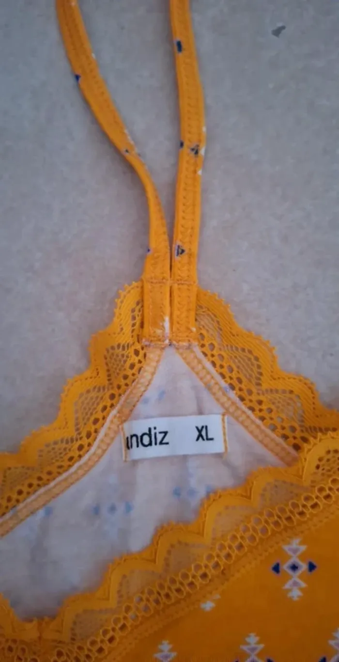Pyjama short moutarde Undiz - photo numéro 2