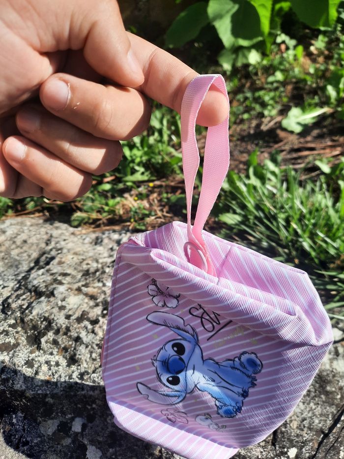 Trousse Stitch rose école - photo numéro 4