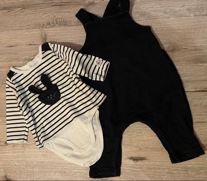 Salopette et body Petit bateau