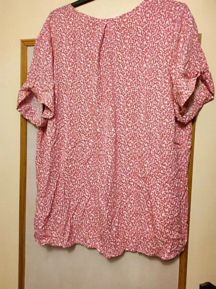 Blouse imprimée rose - photo numéro 2