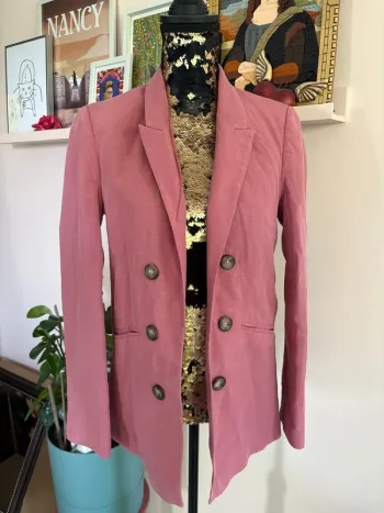 Veste blazer  rose Promod