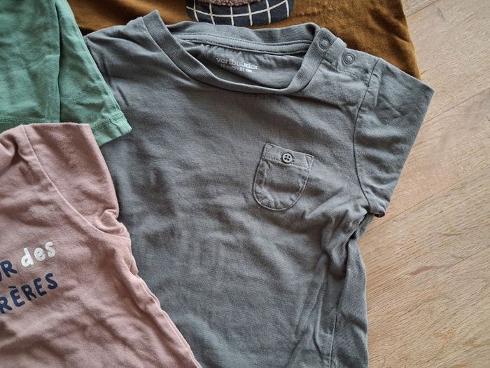 Lot 6 t-shirts vertbaudet garçon 18 mois - photo numéro 7